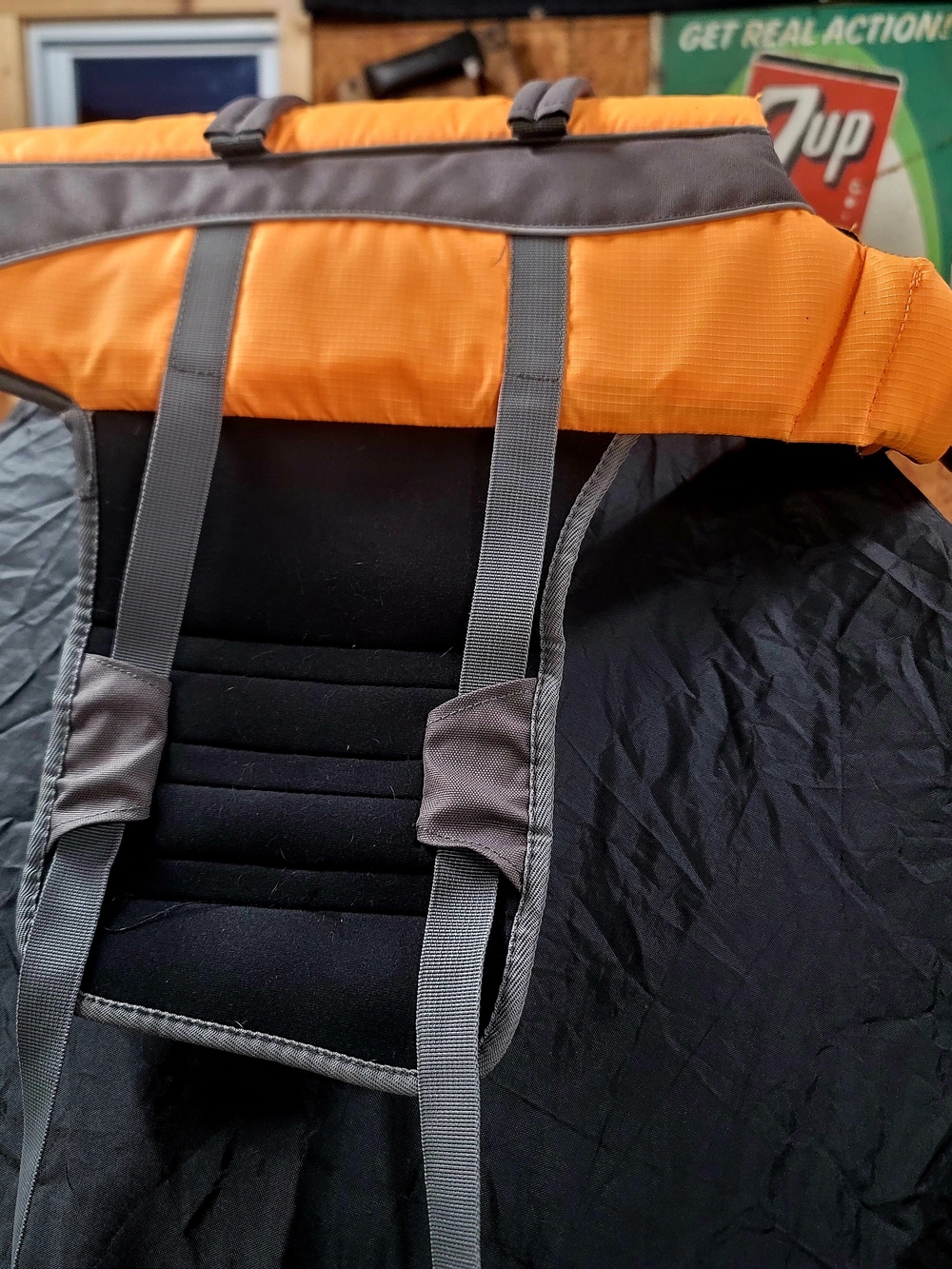 K9 Orange and Gray Floatation Vest